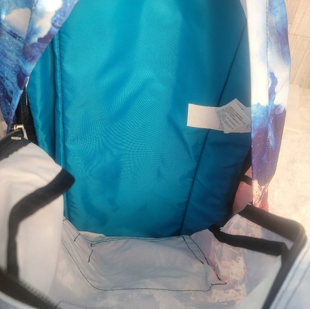 Jansport Kids Backpack - Blue, Purple, Red Landscape Print